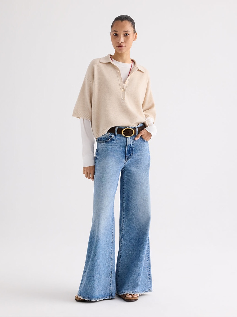 TWP Tiny Dancer Wide Leg Jean